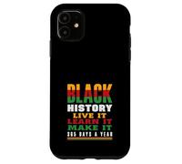 Historia Negra Vívelo Aprende Hazlo Carcasa para iPhone 11