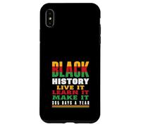 Historia Negra Vívelo Aprende Hazlo Carcasa para iPhone XS MAX