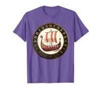 Historia nórdica del Drakkar vikingo Camiseta