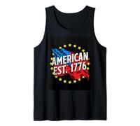 Historia Patriótica Americana Orgullo Nacional EE. UU. Camiseta sin Mangas
