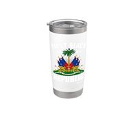 Historia Revolución desde 1804 Primera República Negra Haitiana Vaso térmico de acero inoxidable de doble pared