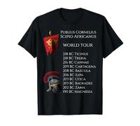 Historia Romana Antigua SPQR - Scipio Africanus World Tour Camiseta