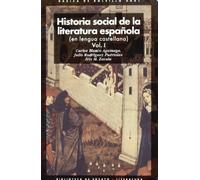 Historia Social De La Literatura Española