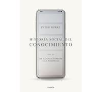 Historia Social Del Conocimiento Vol. Ii