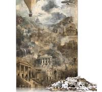 Historia Universal Puzzles 300 Piezas para Adultos Cumpleaños Juego De Rompecabezas Juegos EduGatoivos Decoración Stress Relief Toy 300pcs (40x28cm)