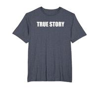 Historia verdadera Camiseta, Hombre Tallas Grandes, Azul Jaspeado, 3X Alto