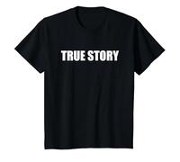 Historia verdadera Camiseta, Niños, Negro, 2 años