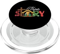 Historia Verdadera - Natividad Navidad Jesús Navidad Cristiano PopSockets PopGrip para MagSafe