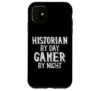 Historiador De Día Jugador De Noche Historia Mundial Lección De Juego Carcasa para iPhone 11