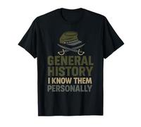 Historiador Militar Battlefield Investigación Guerra Estrategia Nerd Camiseta