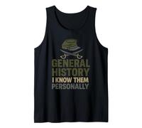 Historiador Militar Battlefield Investigación Guerra Estrategia Nerd Camiseta sin Mangas