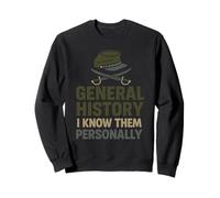 Historiador Militar Battlefield Investigación Guerra Estrategia Nerd Sudadera