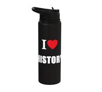 Historiadores de Historia Retro Estudiantes Maestros Stainless Steel Insulated Water Bottle