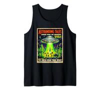 Historias asombrosas Vintage Ciencia ficción Cómic Meme Camiseta sin Mangas