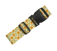 Historias de Girasoles Frescos Impresas, Correas Ajustables para Equipaje, Cinturones de Embalaje, Accesorios de Viaje