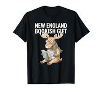 Historias de Libros de Nueva Inglaterra del Amante del Norte Literario Camiseta