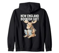 Historias de Libros de Nueva Inglaterra del Amante del Norte Literario Sudadera con Capucha