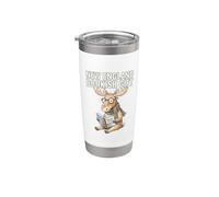 Historias de libros de Nueva Inglaterra del Amante del Norte Literario Vaso térmico de acero inoxidable de doble pared