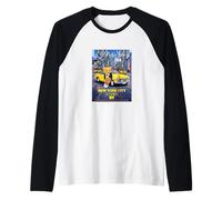 Historias de Osos de Peluche de la Ciudad de Nueva York en Times Square Manhattan Camiseta Manga Raglan