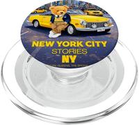 Historias de Osos de Peluche de la Ciudad de Nueva York en Times Square Manhattan PopSockets PopGrip para MagSafe