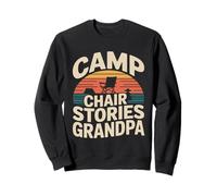 Historias de sillas de Campamento Abuelo Camping fogata Sudadera