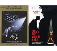 Historias de vida real de genio musical: ¿Qué tiene que ver el amor con él? (Tina Turner Story) + Ray (Ray Charles Story) 2 DVD Bundle Music For The Ages!