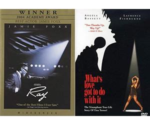 Historias de vida real de genio musical: ¿Qué tiene que ver el amor con él? (Tina Turner Story) + Ray (Ray Charles Story) 2 DVD Bundle Music For The Ages!