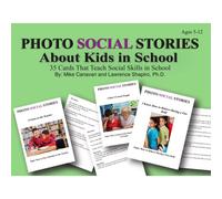 Historias sociales fotográficas sobre niños en la escuela