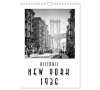 Historic New York 1936 (Wall Calendar 2027 DIN A4 portrait), CALVENDO 12 Month Wall Calendar: The world famous city 80 years ago