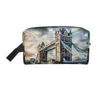 Historic Old Tower Bridge London - Bolsas de cosméticos para mujer, bolsa de maquillaje pequeña para bolso, bolsa de maquillaje de viaje con cremallera, Puente histórico de la torre vieja de Londres1,