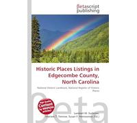 Historic Places Listings in Edgecombe County, North Carolina: National Historic Landmark, National Register of Historic Places