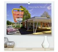 Historic Route 66 - National Scenic Byway (hochwertiger Premium Wandkalender 2026 DIN A2 quer), Kunstdruck in Hochglanz: 2400 Meilen historische ... Urzustand versetzt und restaurierte Objekte.