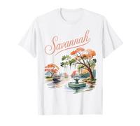 Historic Savannah Georgia Vintage Ciudad del Sur Camiseta