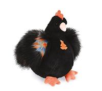 HISTORIRE D'OURS - Peluche de gallina Negra - 20 cm - Colección Les Champêtre Chic - Idea de Regalo Original - Peluche compañero de niños - HO3163