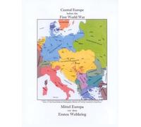 History Education Poster Map of Europe at the Start of World War One 1914 for Classroom Library Display(Framed,12x18inch(30x45cm))