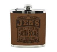 History & Heraldry Echter Kerl Petaca, Hombre, marrón, 125ml