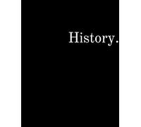 History Notebook - Graph Paper 5 Squares Per Inch, Minimalist Black Cover, Black Study Series: History Notebook for Students, Notes, Timelines, Events & Study Organization, Minimalist Black Aesthetic
