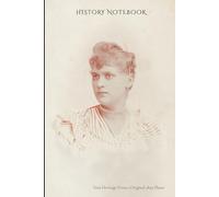 History Notebook - Lined Vintage Journal with Original 1890 Photo | Tom Heritage Prints: A timeless lined notebook inspired by authentic 19th-century photography.