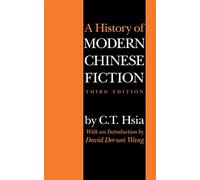 History of Modern Chinese Fiction