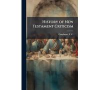 History of New Testament Criticism