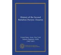 History of the Second Battalion Duryee: Zouaves