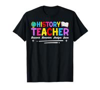 History Teacher Research Remember Analyse Share Camiseta