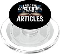 History Teachers Read The Constitution PopSockets PopGrip para MagSafe