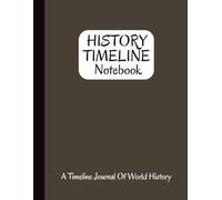 History Timeline Notebook: Your Lifelong Companion for Exploring the Past | Chronicle of Civilizations From Prehistory to the Present | 6000 BCE/BC to 2060 CE/AD.