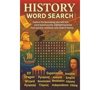 History Word Search Puzzle Book: 55 Puzzles Featuring 495 Words from Ancient, Medieval, and Modern History | 6x9 inches, 110 pages | Fun Educational ... Students, Teachers, and History Enthusiasts