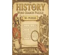 History Word Search Puzzle Book: Word searches with easy to read print about History, American Revolution, Ancient Times etc. 6 x 9 inches, 110 pages, ... Gift for Vacations, Holidays, or Free Time