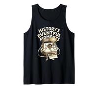 Historys Momentos Eventful Cámara Vintage Fotografía Historia Camiseta sin Mangas