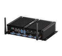 HISTTON 8th Gen DDR4 Fanless Mini PC Industrial Quad Core Intel NUC i7 8550U, 8GB RAM 512GB SSD, 2 LAN, 6 COM RS232/485, HDMI DP EDP LPT SIM WiFi BT4.0 Windows 11 Pro