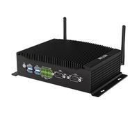 HISTTON Fanless Industrial Mini PC Core i7-10810U, 16GB RAM 1TB M.2 SSD, 2 RS232/485 COM, Dual HD+DP 4K Triple Display, 2 LAN, 6 USB, GPIO, WiFi, BT 4.2, Mini PC Windows 11 Pro, Support Linux/Ubuntu
