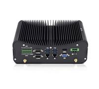 HISTTON Fanless Mini PC Industrial Mini Computer Windows 10 Pro, Intel Core i5-10210U DDR4 16GB RAM, 256GB SSD 14Pin GPIO RS232 COM PS/2, LAN, HDMI, VGA, WiFi